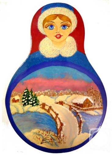Kokoreva Margarita. Matryoshka-the Snow Maiden