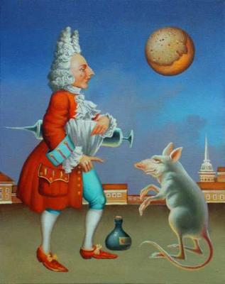 Cycle "Carnival of St. Petersburg". №3. M.Shemyakin. Mescheriakov Pavel