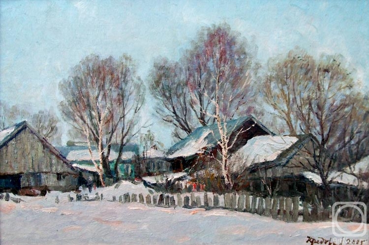 Fedorenkov Yury. Warm winter. Vodovatovo village