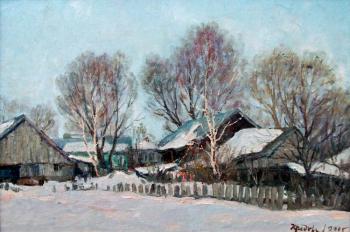 Warm winter. Vodovatovo village. Fedorenkov Yury