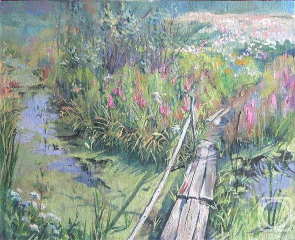 Ponomareva Irina. Flowers in the swamp