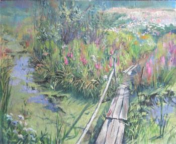 Flowers in the swamp. Ponomareva Irina