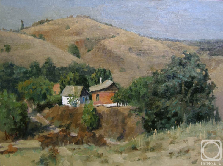 Kolobova Margarita. Hills near Razdorskaya Cossack Village