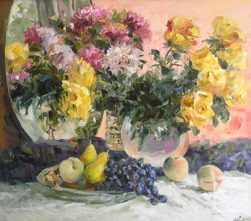 Malykh Evgeny. Still-life with the roses