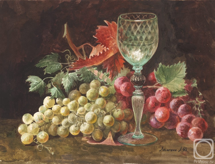 Lesokhina Lubov. Venetian glass with grapes