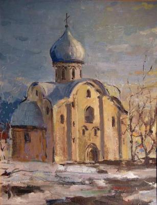 Revived after the war (Church of Blaise on Volosovo Street, Novgorod). Serebrennikova Larisa