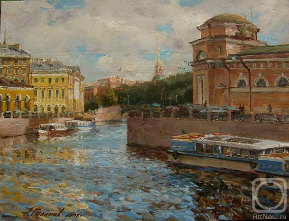 Galimov Azat. Moyka River, Saint-Petersburg