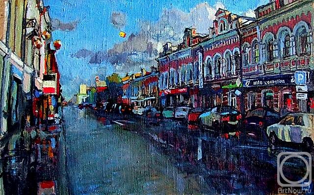 Grigoriev Andrey. Clouds fly away (Saratov, Moskovskaya Street)