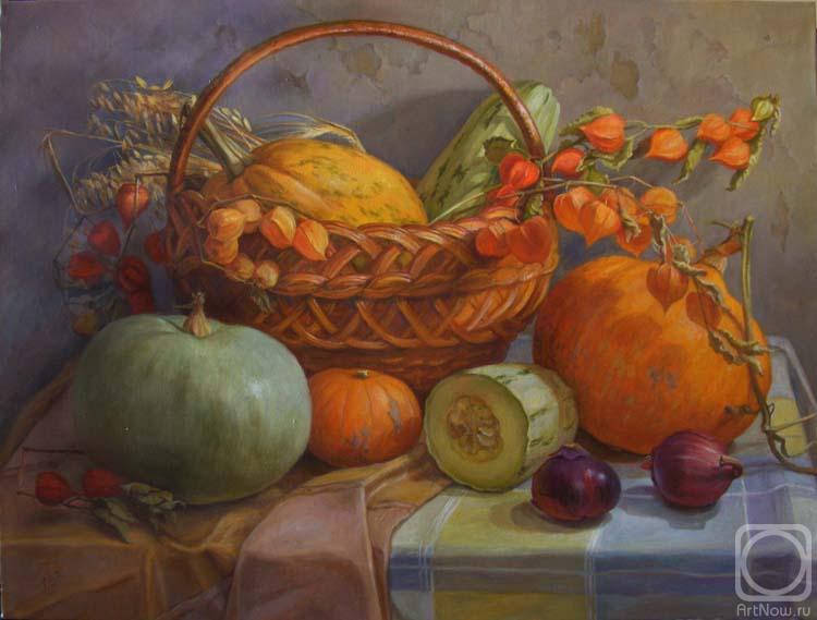 Shumakova Elena. Pumpkins and onions