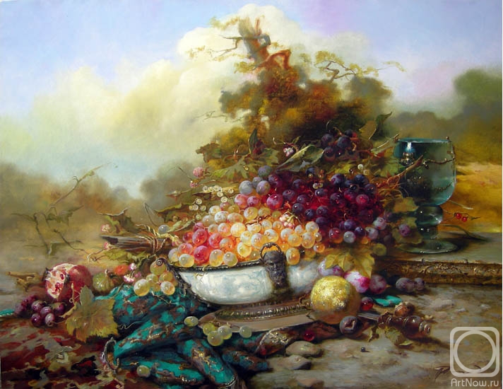 Fedorova Irina. Still Life with grapes