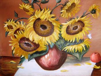 sunflowers. Peschanaia Olga