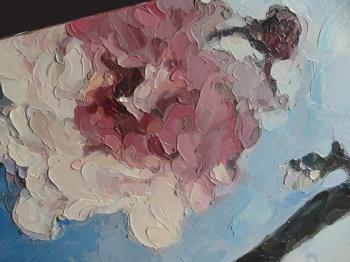 Picture fragment "a blossoming tree"