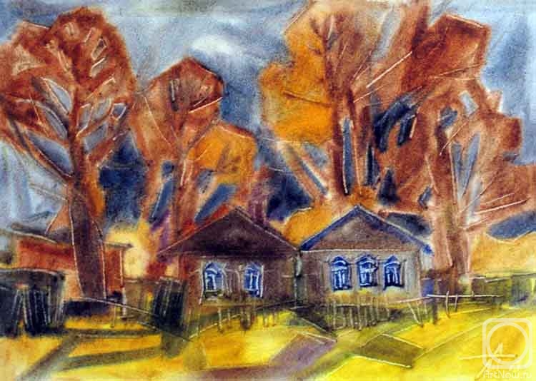 �������. ����� ���������. Autumn in Village