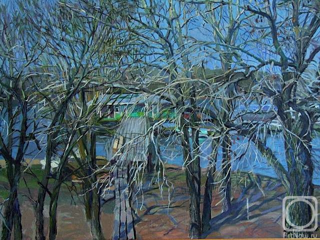 Grigoriev Andrey. Spring (Volga, pier)