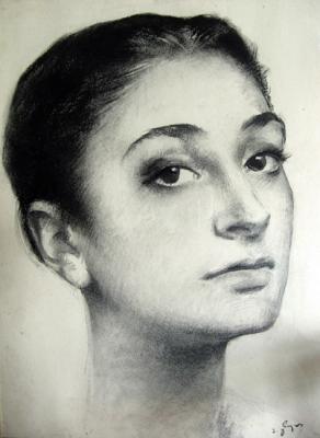 Prima ballerina of the Mariinsky Theatre Irma Nioradze. Gabunia Mikhail