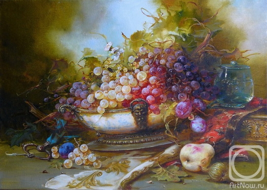 Fedorova Irina. Still-life with grapes