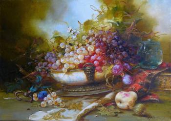 Still-life with grapes. Fedorova Irina