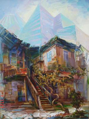 Old and new Yerevan. Khachatryan Meruzhan