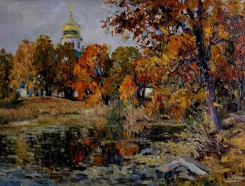 Autumn. The dome of the Feodorovsky icon Mother of God (Feodorovsky Dome). Malykh Evgeny