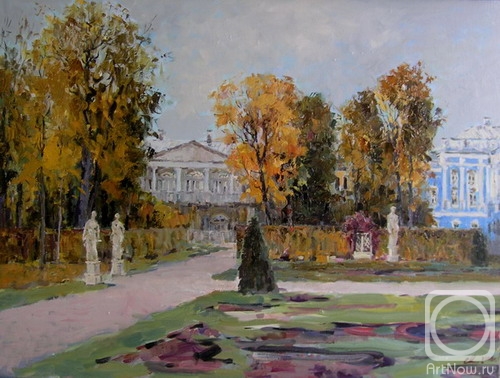 Malykh Evgeny. The view of the Catherine's park in Tsarskoye Selo