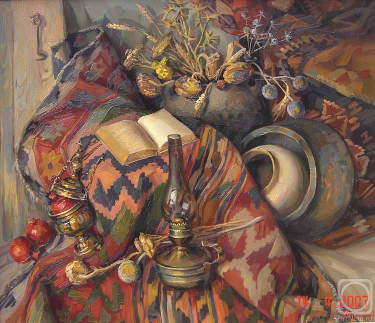 Khachatryan Meruzhan. Still-life with a lamp
