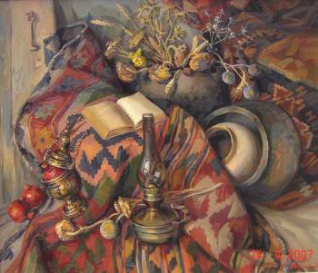 Still-life with a lamp. Khachatryan Meruzhan
