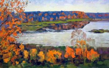Tom-river. October. Knecht Aleksander