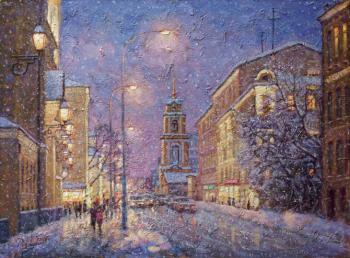 Razzhivin Igor Vladimirovich. Evening snow