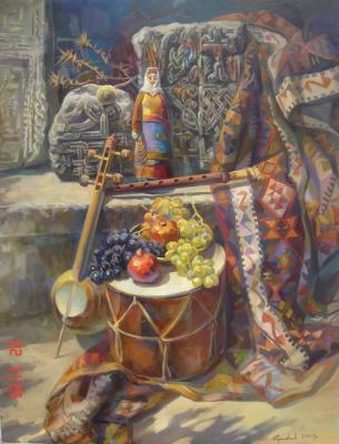 The Armenian still-life with an armenian doll