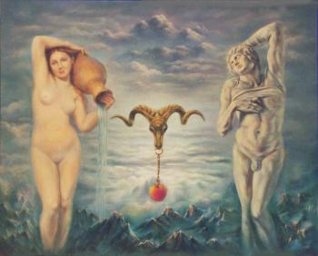 Adam and Eva (Tribute to Ingres and Michelangelo)
