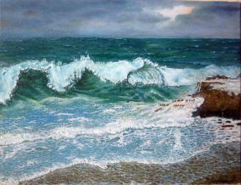 Oh the sea breathed in autumn. Martijanov Valery