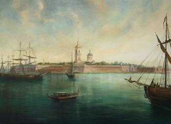 View of the Neva and the Peter and Paul Fortress. Kulikov Vladimir