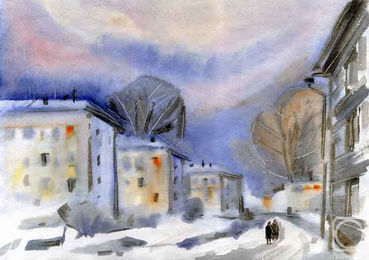 �������. ����� ���������. Morning of first snow