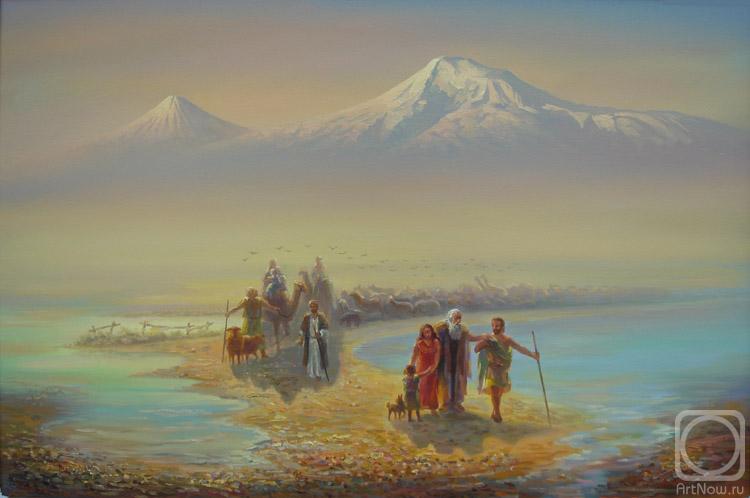 Khachatryan Meruzhan. Noy descends from the mountain Ararat