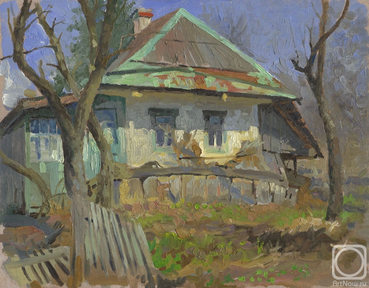 Chernov Denis. A Hut in the Vicinity of Novoselovka (etude)