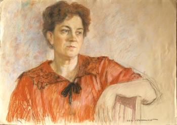 Portrait in Red. Ovchinnikov Nukolay