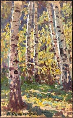 Birch wood. Ovchinnikov Nukolay