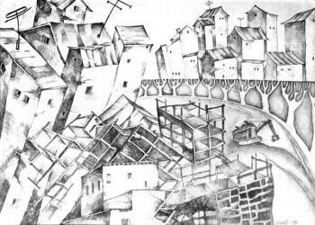 City (Urban Landscape Pencil). Konstantin Pavel