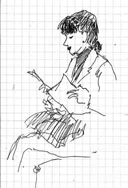 Karaceva Galina. In the subway