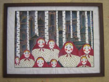 East birchs (Dolls In Painting). Grebenyuk Yury