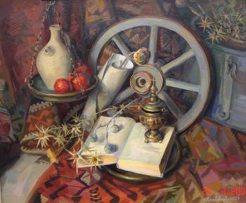 Still-life with a vessel for burning incense. Khachatryan Meruzhan