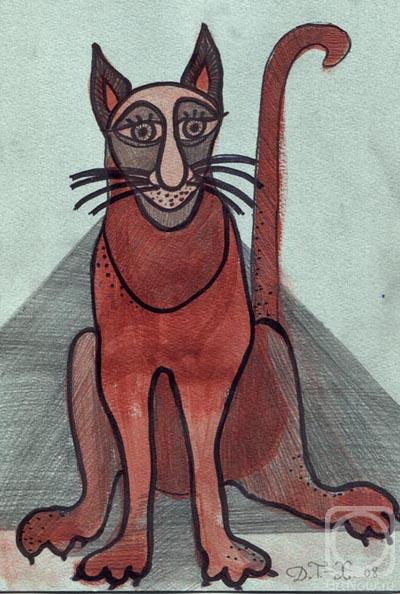 Torik-Hurmatova Dilara. Egyptian cat