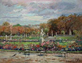Jardin du Luxembourg. Fall of the Leaf