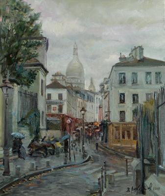 Monmartre in Rain. Loukianov Victor