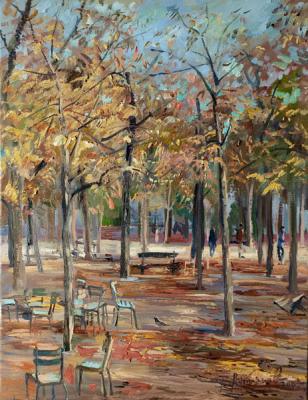 In Luxembourg Garden. Loukianov Victor