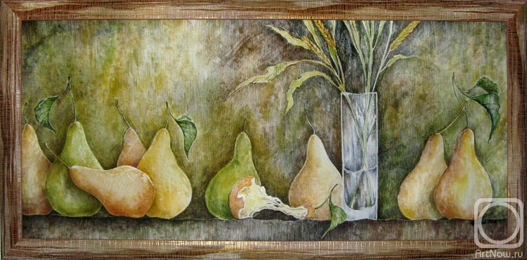 Kaminskaya Maria. Stillife with pears