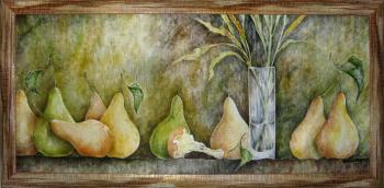 Stillife with pears. Kaminskaya Maria