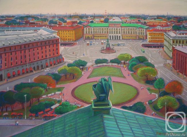 Ivanova Ekaterina. View of St. Petersburg from St. Isaac's Cathedral (1)