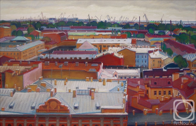 Ivanova Ekaterina. View of St. Petersburg from St. Isaac's Cathedral (2)