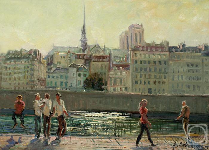 Loukianov Victor. Paris. On the river Seine
